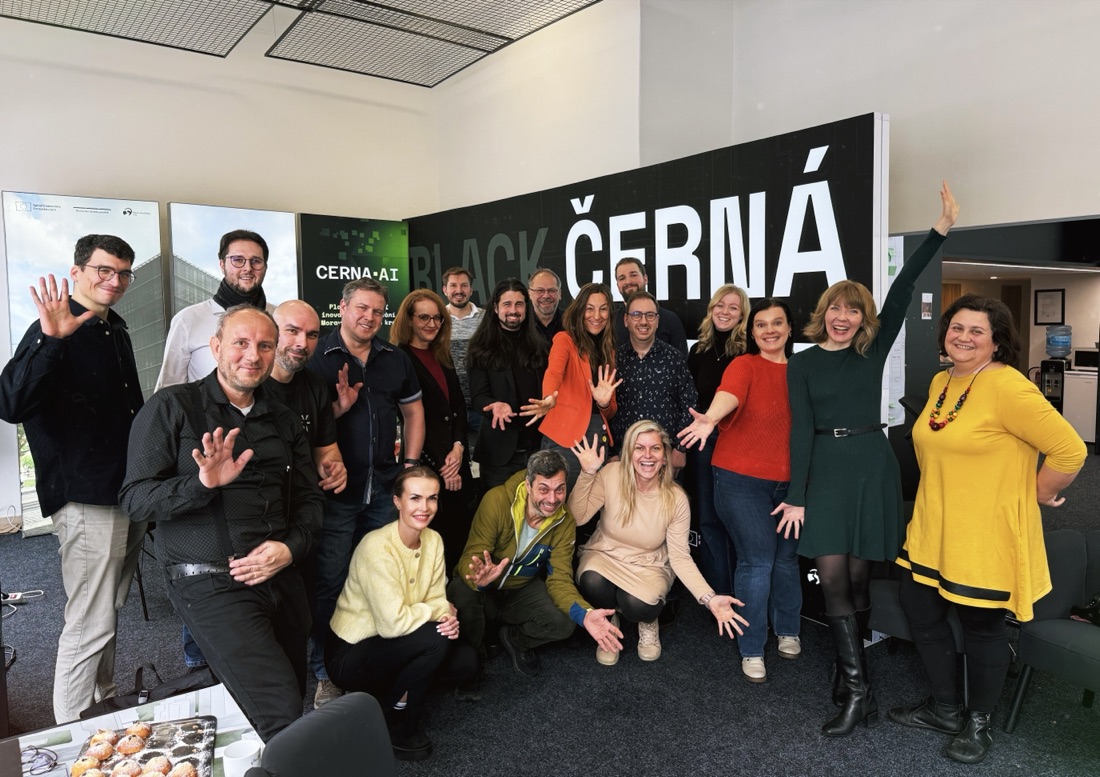 ČERNÁ.AI community group photo