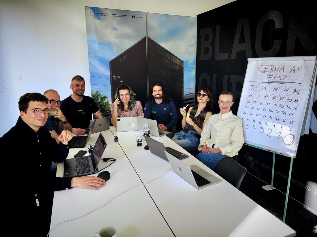 ČERNÁ.AI team working session