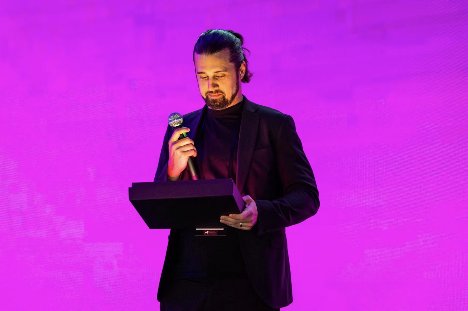 Speaker at a conference
